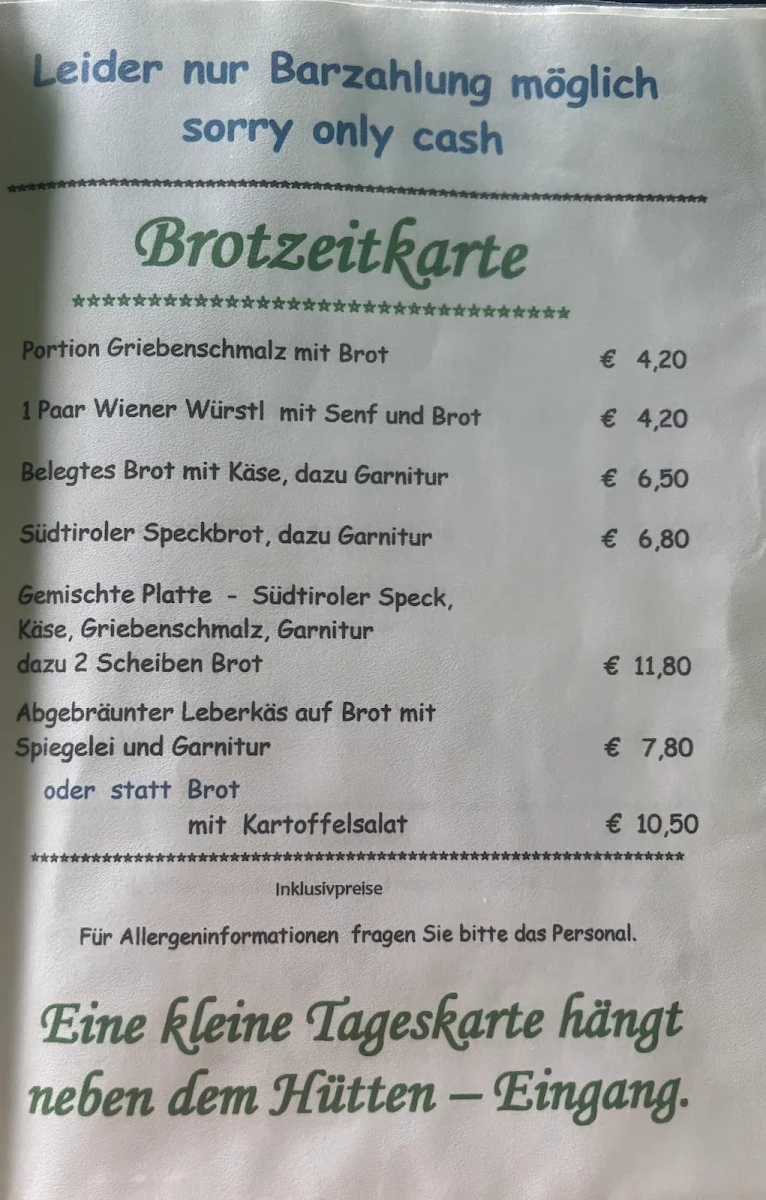 Speisekarte photo 3