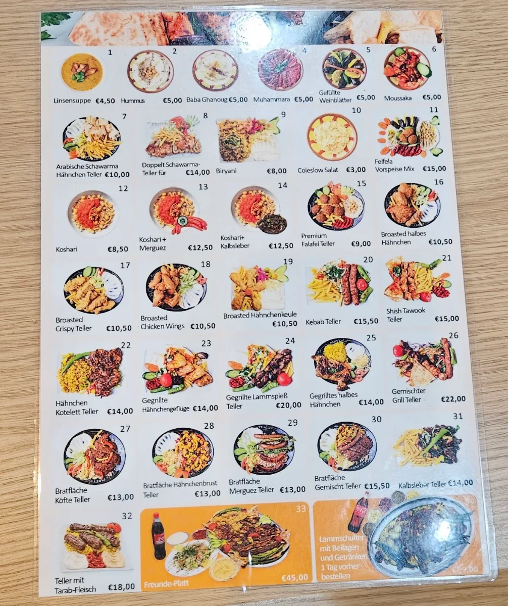 Speisekarte photo 3