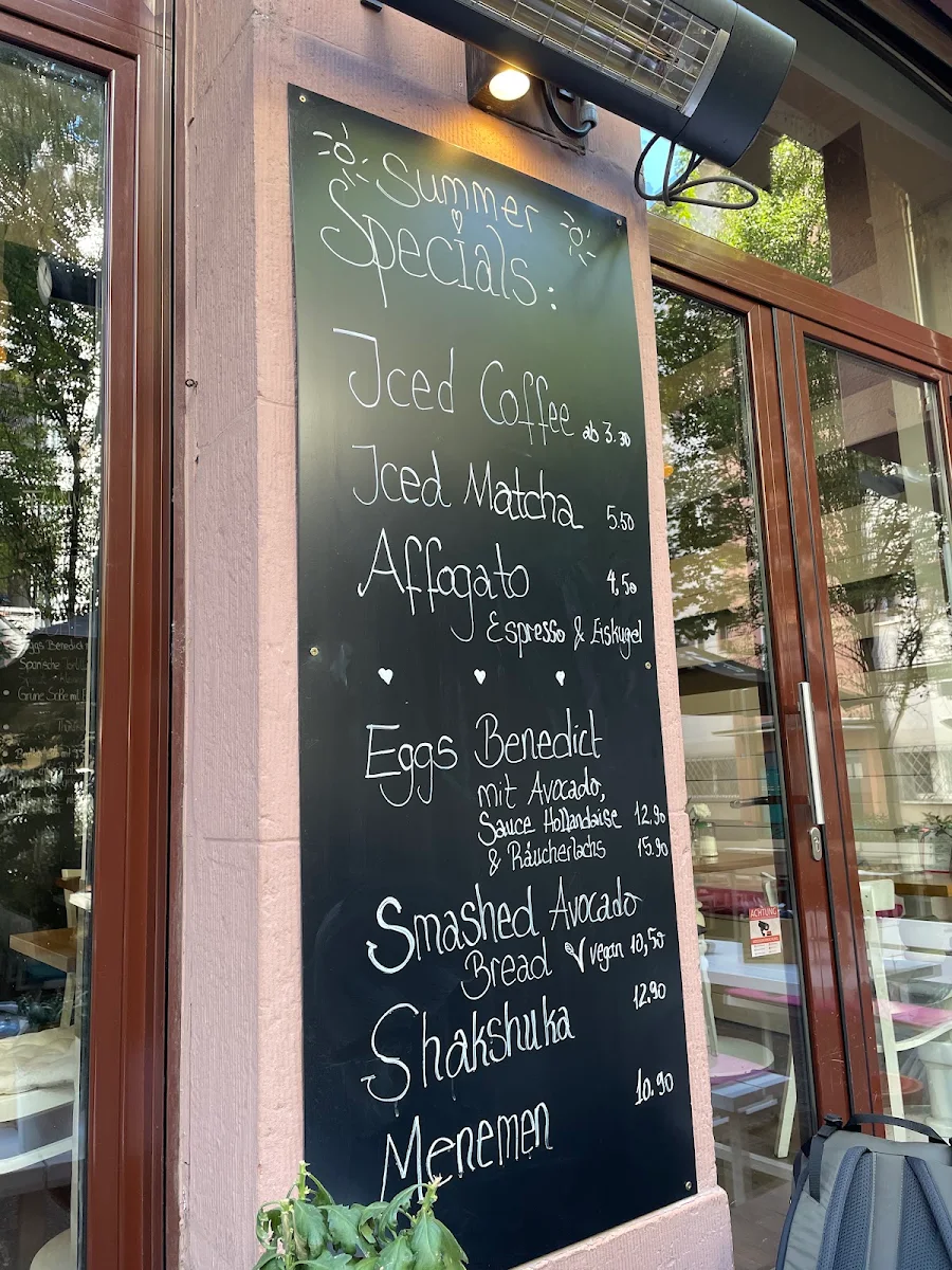 Speisekarte, Roseli Café & Bar