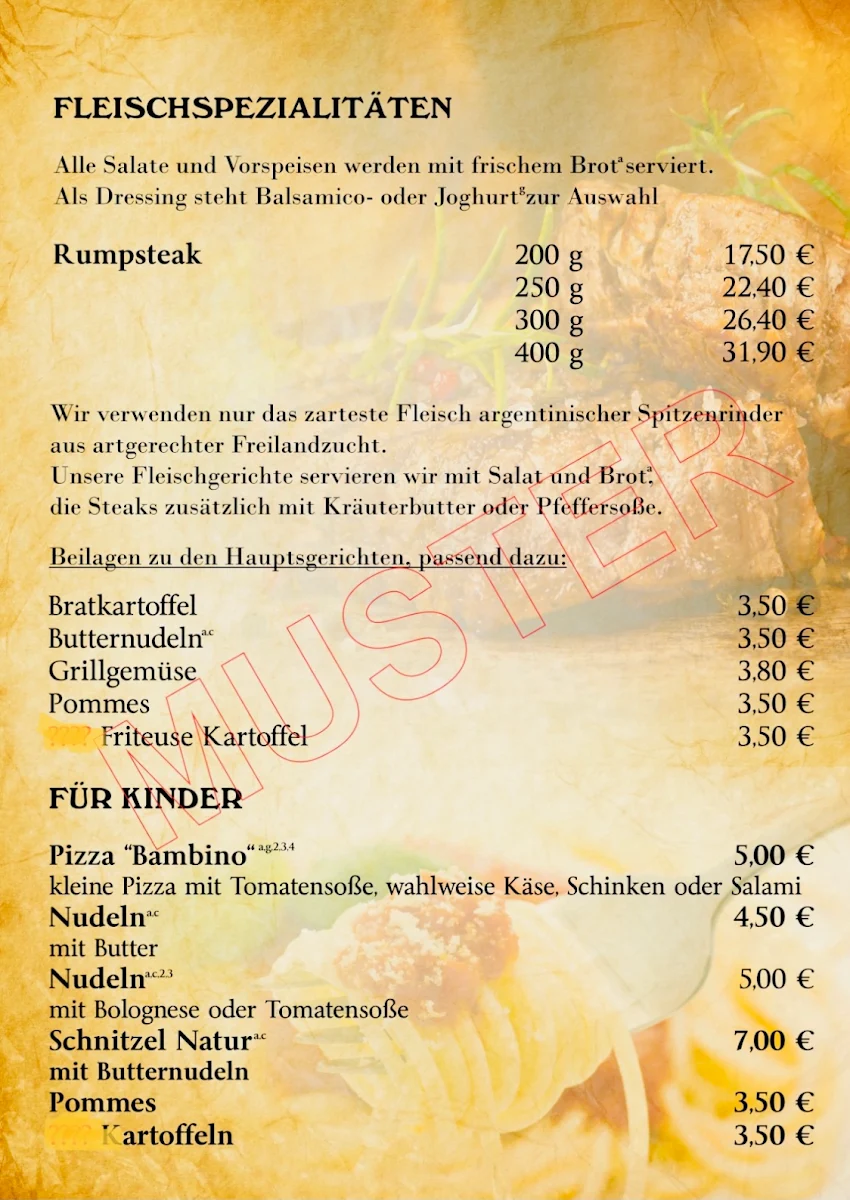 Speisekarte photo 3