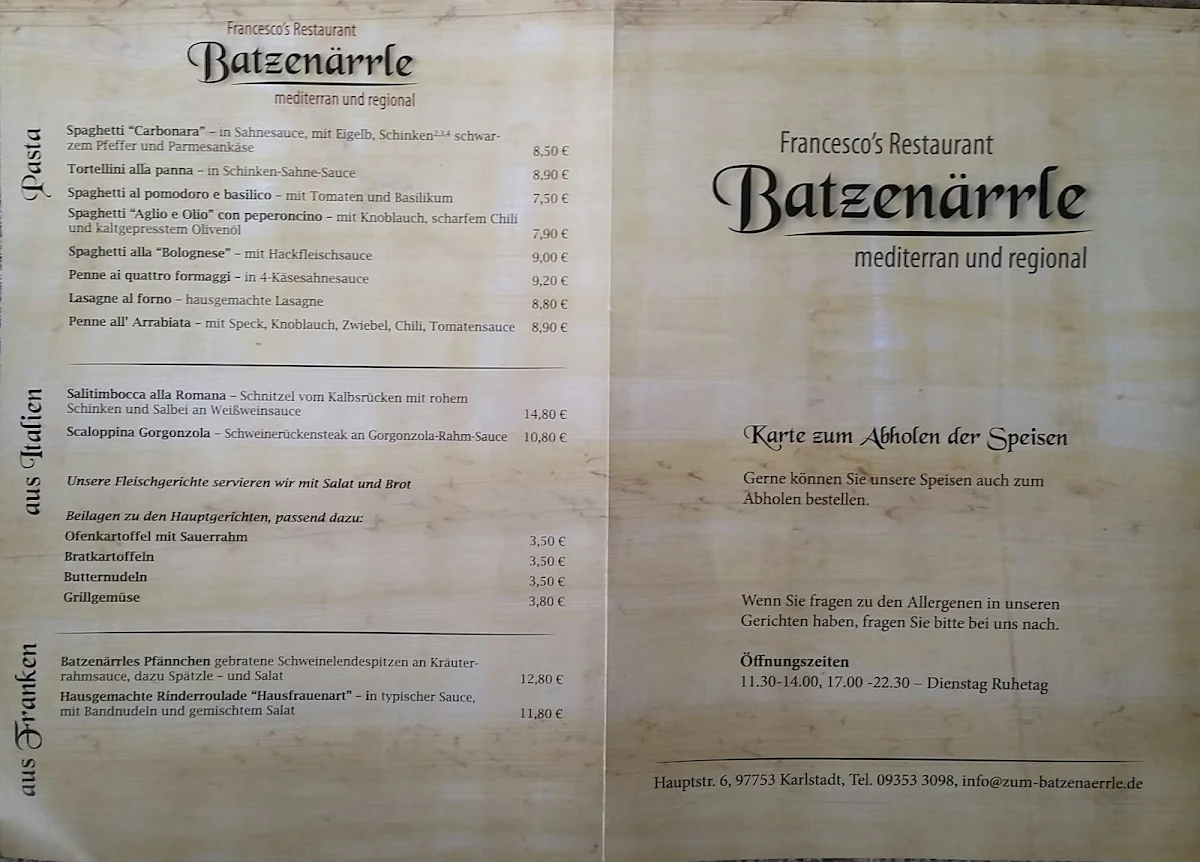 Speisekarte photo 9
