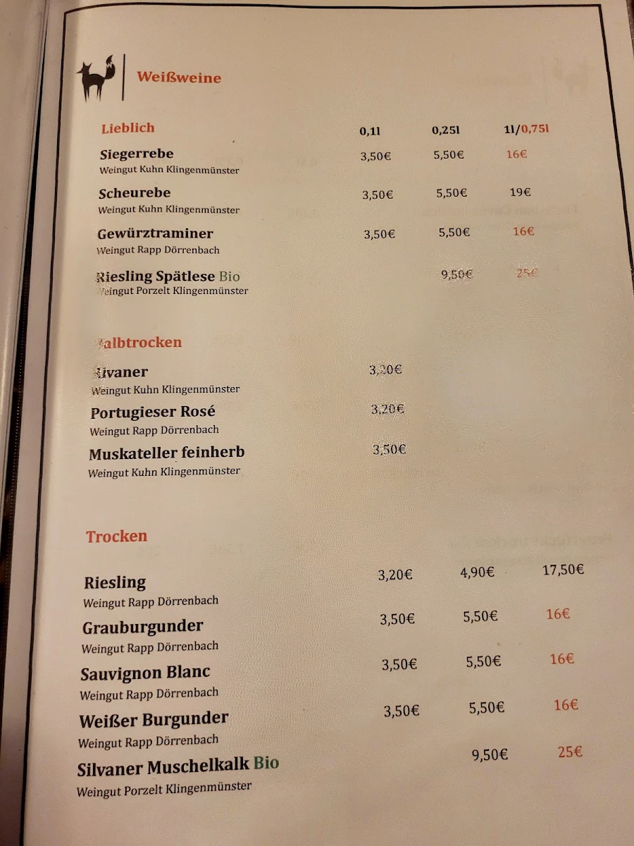 Speisekarte photo 2
