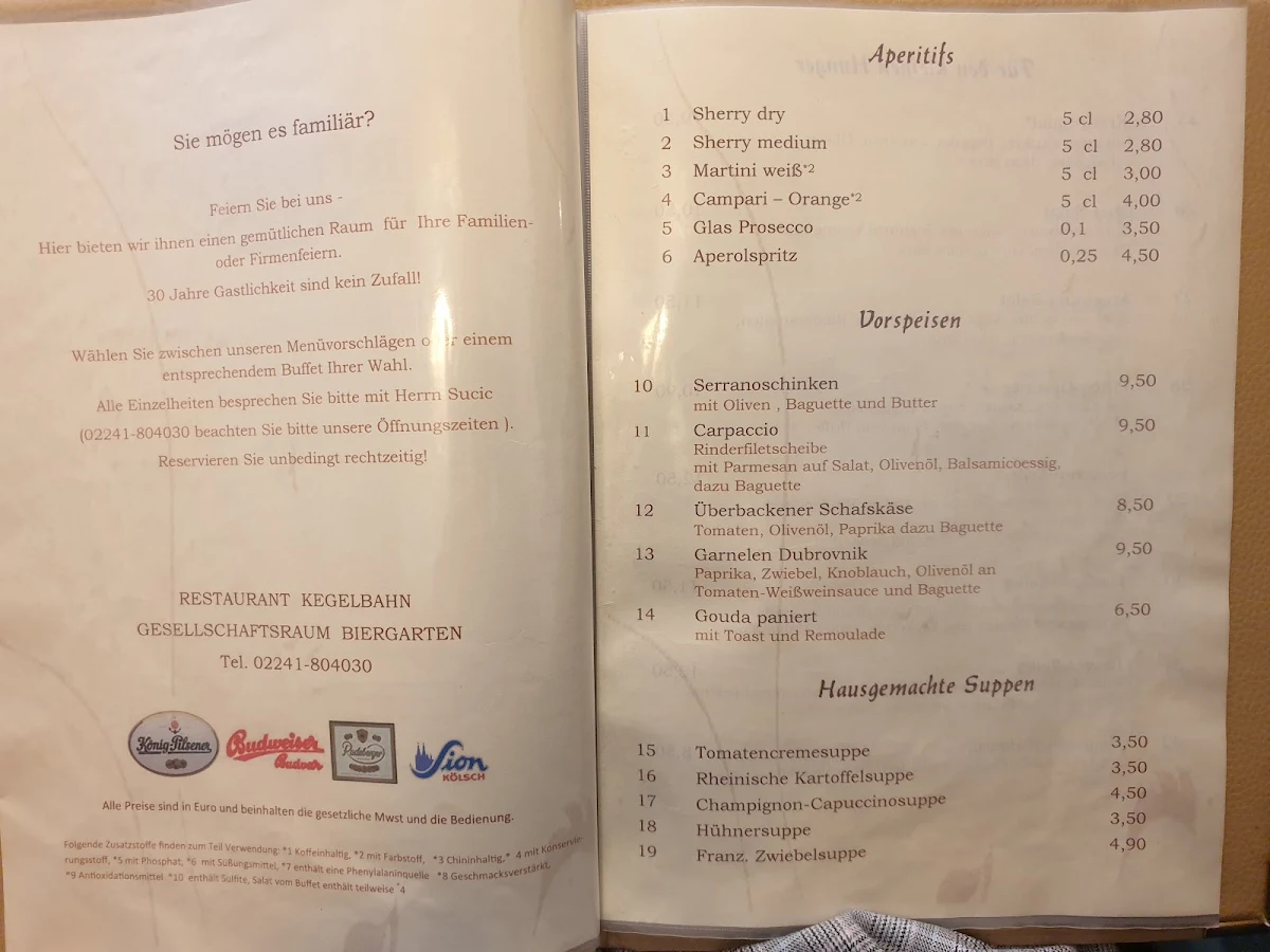 Speisekarte photo 5