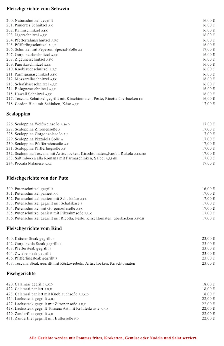 Speisekarte photo 2