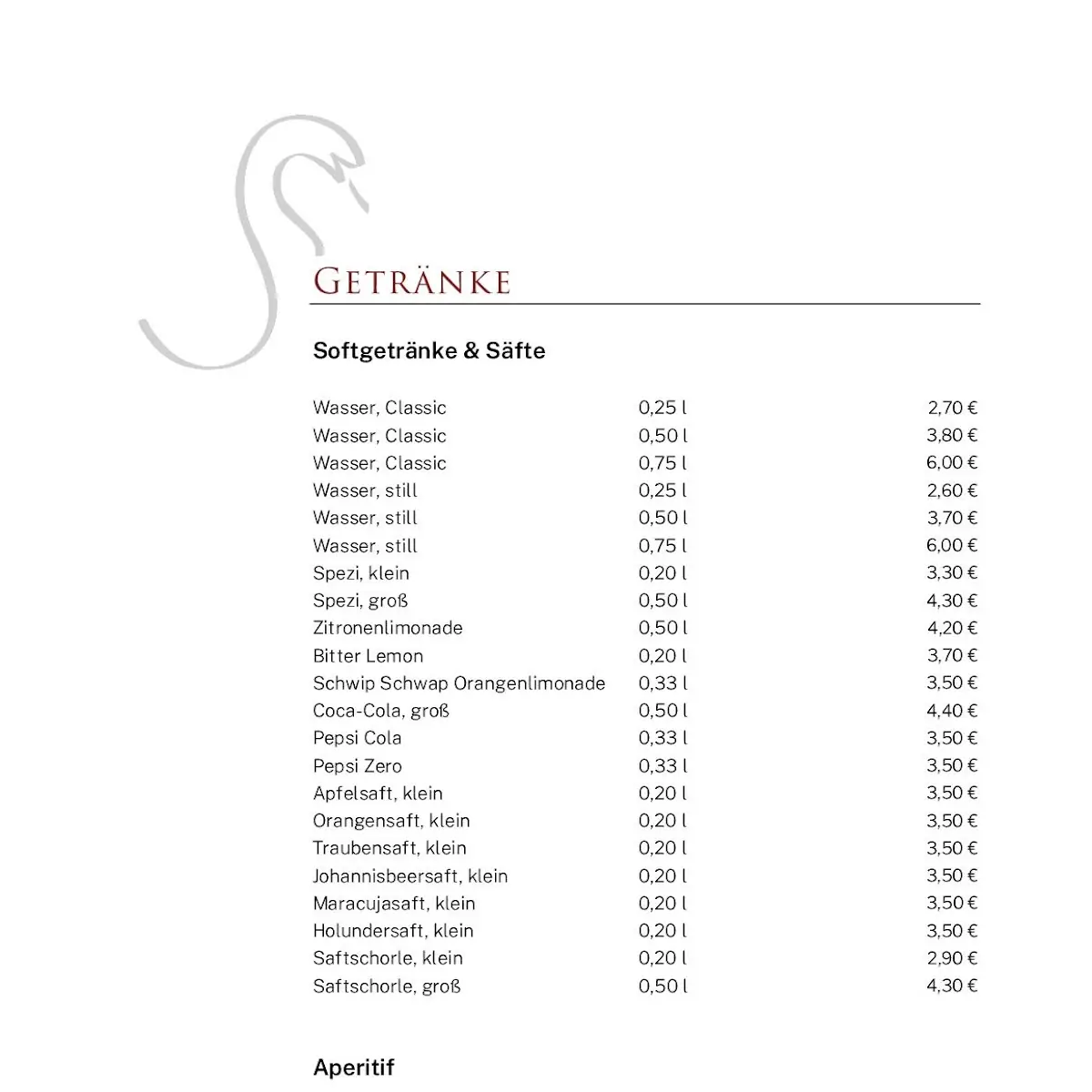 Speisekarte photo 1