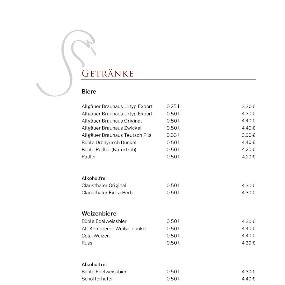 Speisekarte photo 6