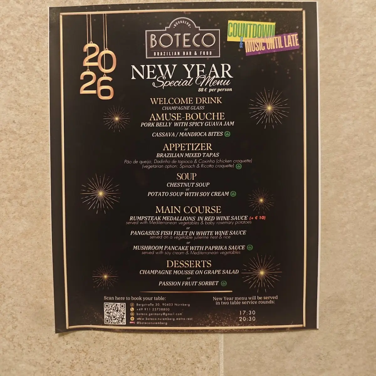 Speisekarte, Boteco - Brazilian restaurant & bar