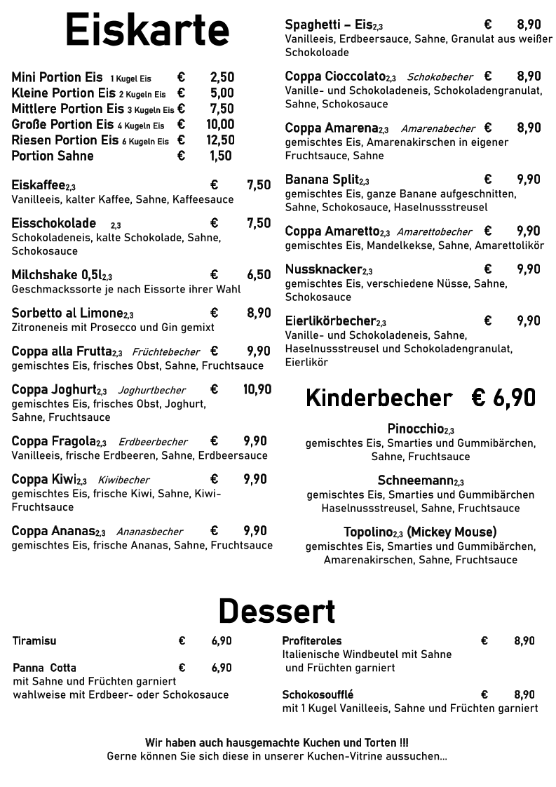 Speisekarte photo 1