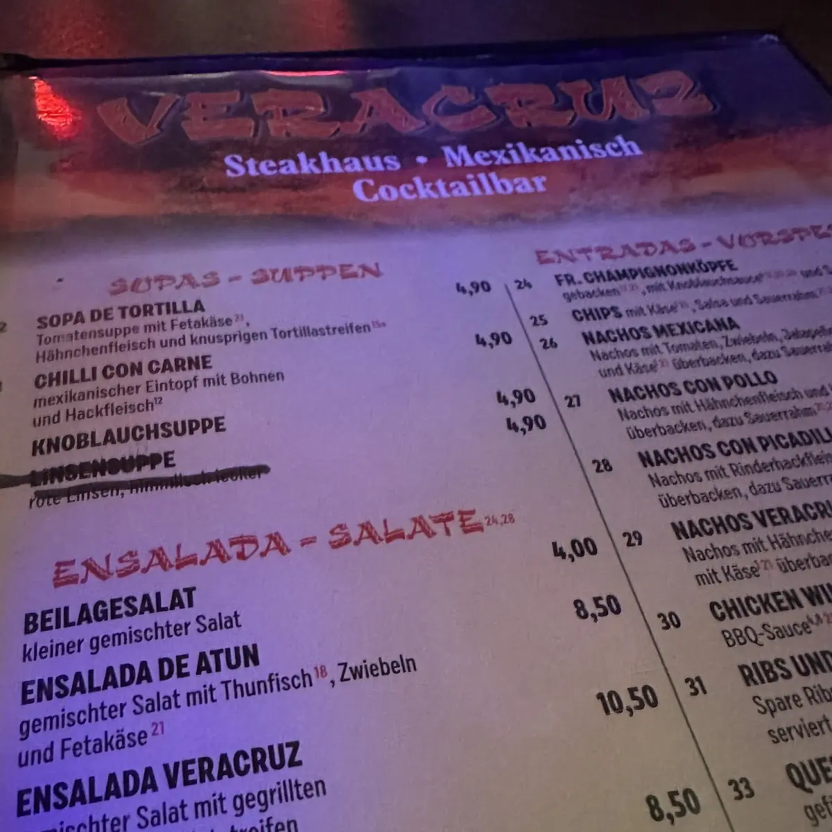 Speisekarte photo 9