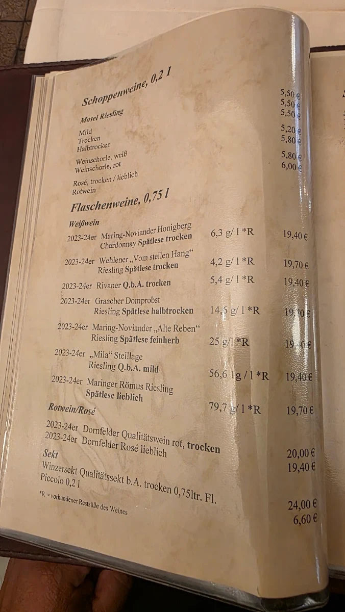 Speisekarte photo 3