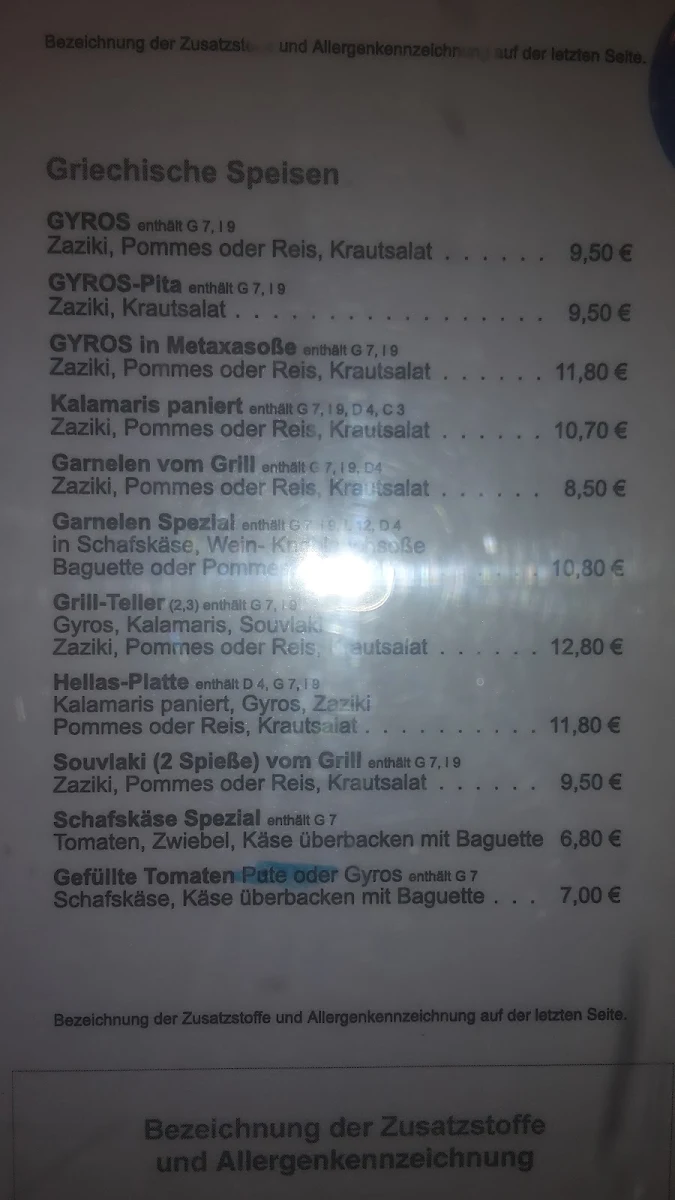 Speisekarte photo 3