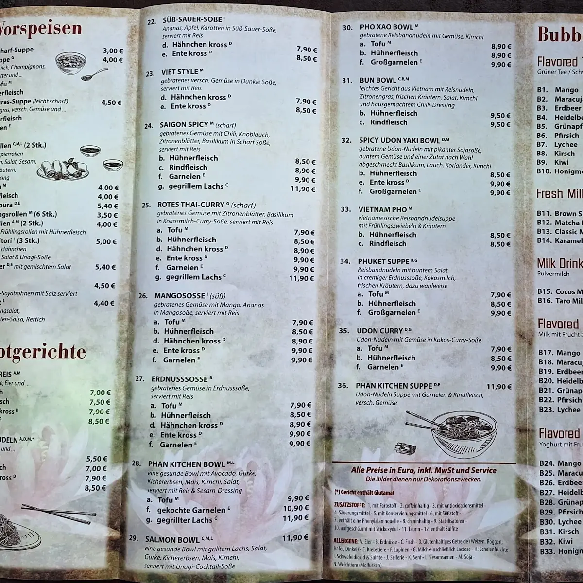 Speisekarte photo 1