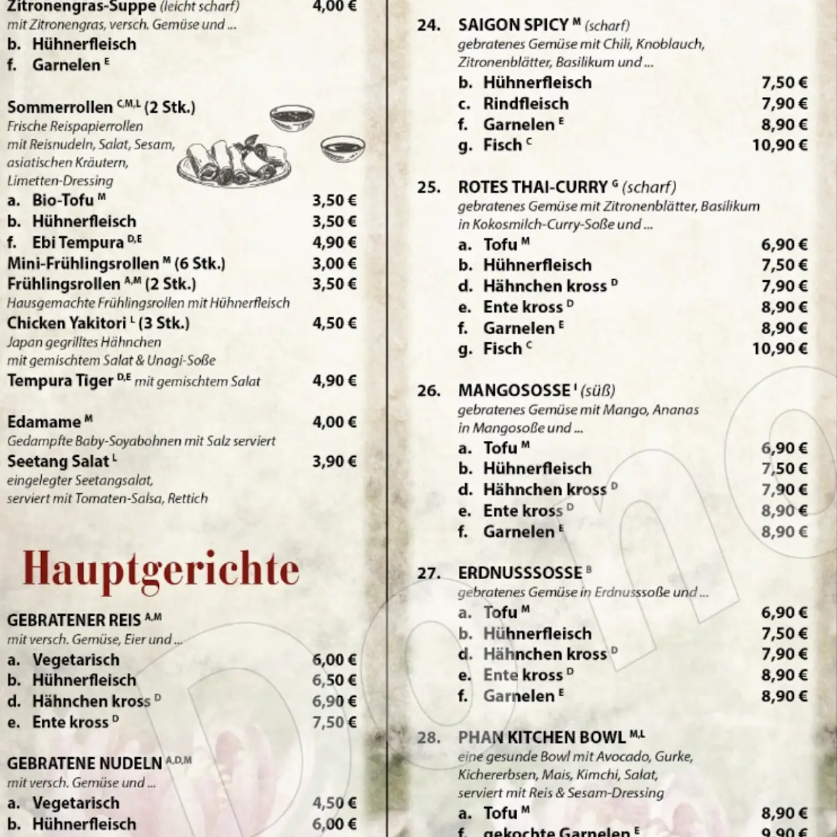 Speisekarte photo 5