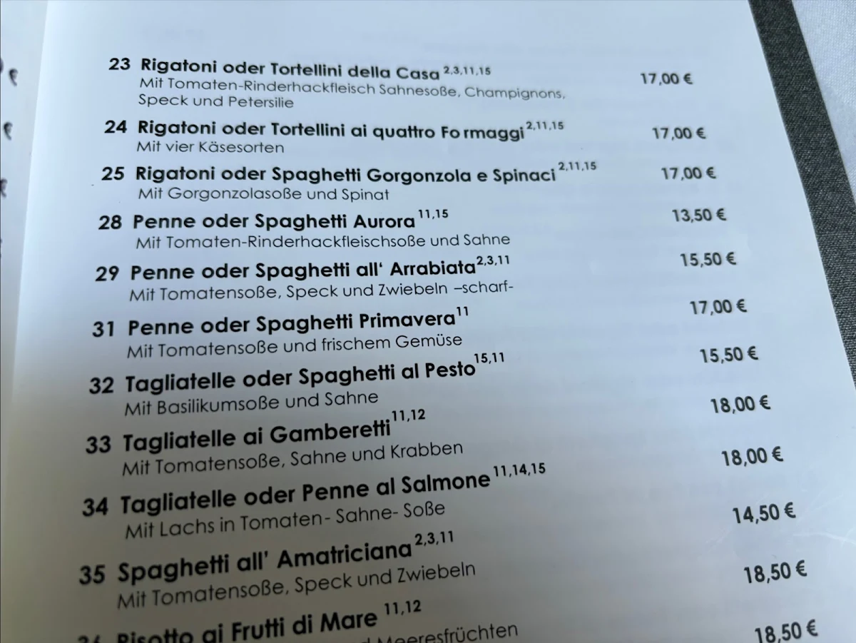 Speisekarte photo 2