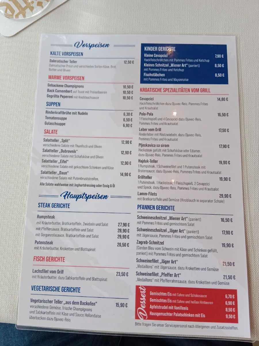 Speisekarte photo 2