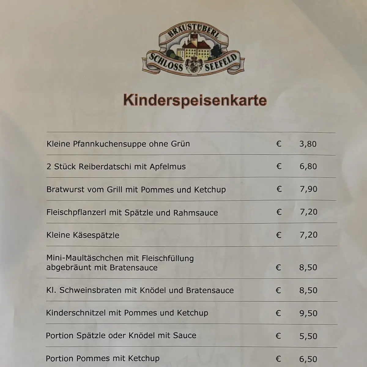 Speisekarte photo 3