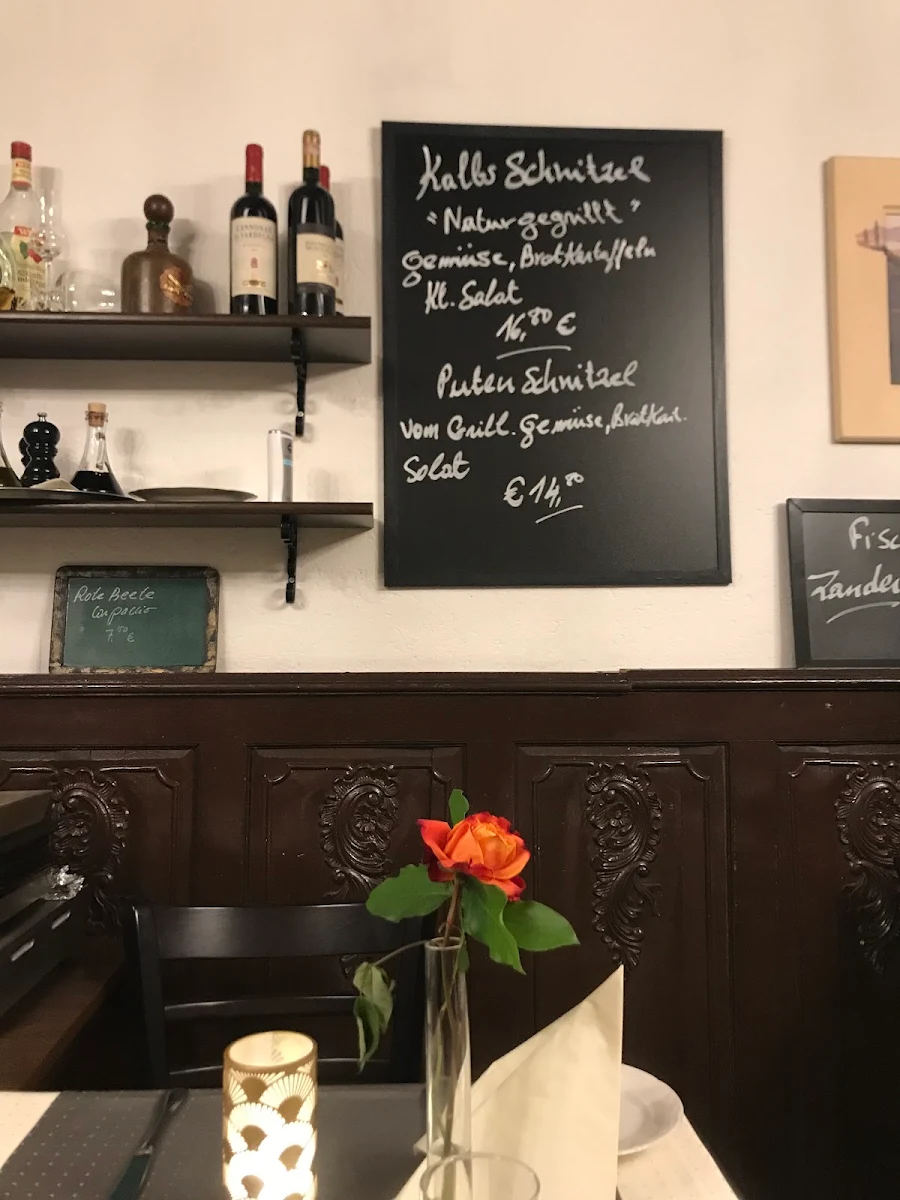 Speisekarte, Ristorante Madonnina