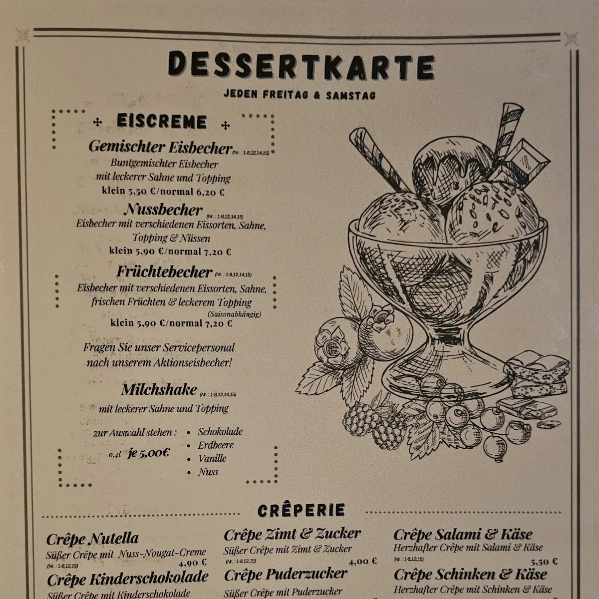 Speisekarte photo 5