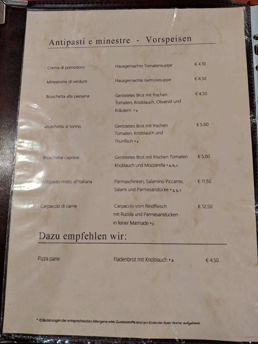 Speisekarte photo 5