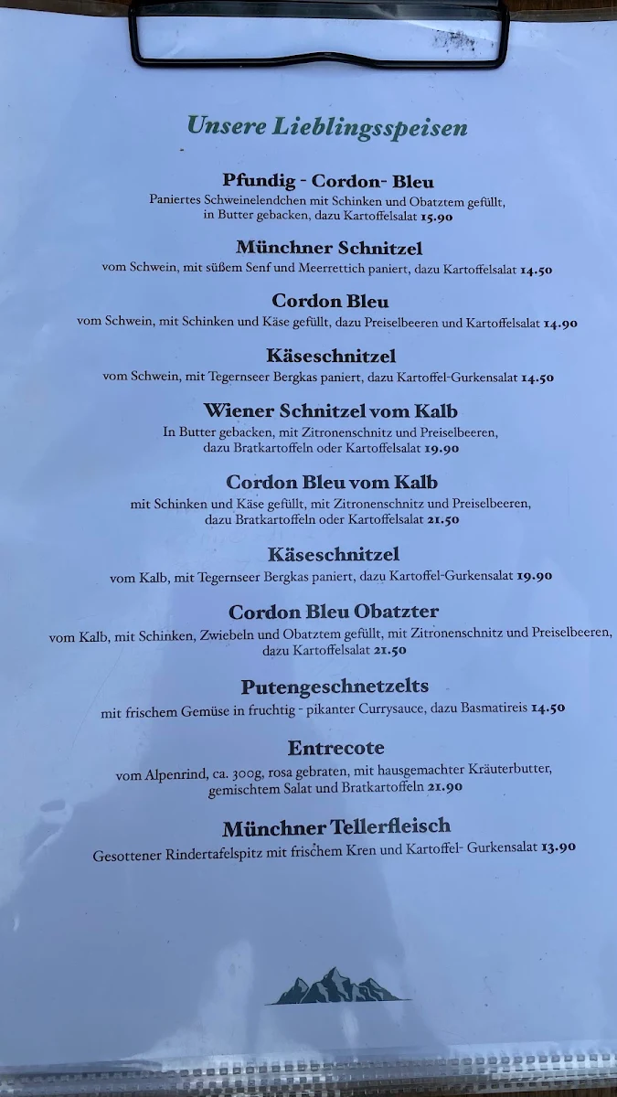 Speisekarte photo 2