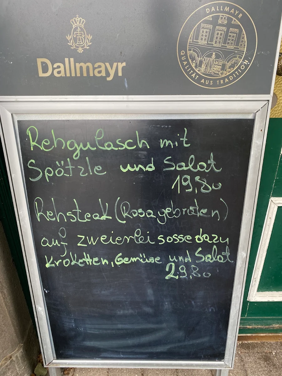 Speisekarte, Cafe Restaurant Park Villa