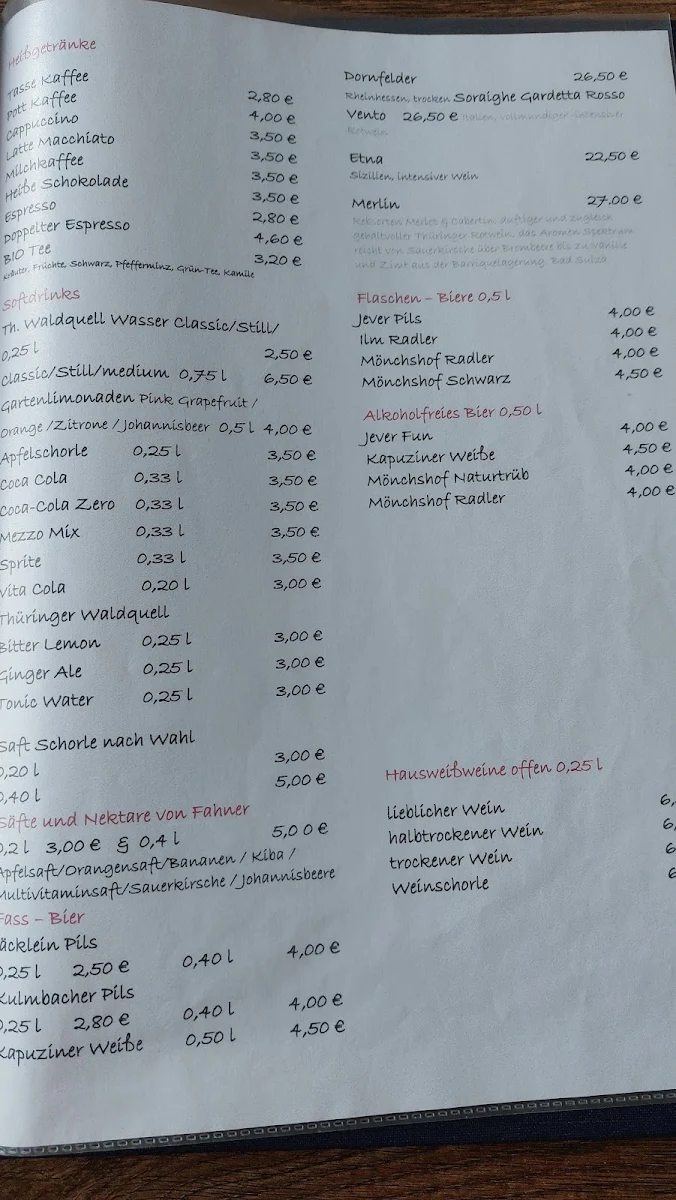 Speisekarte photo 2