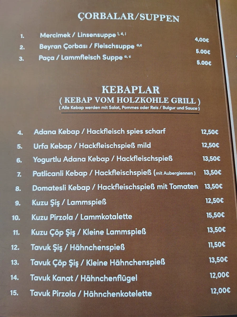 Speisekarte photo 3