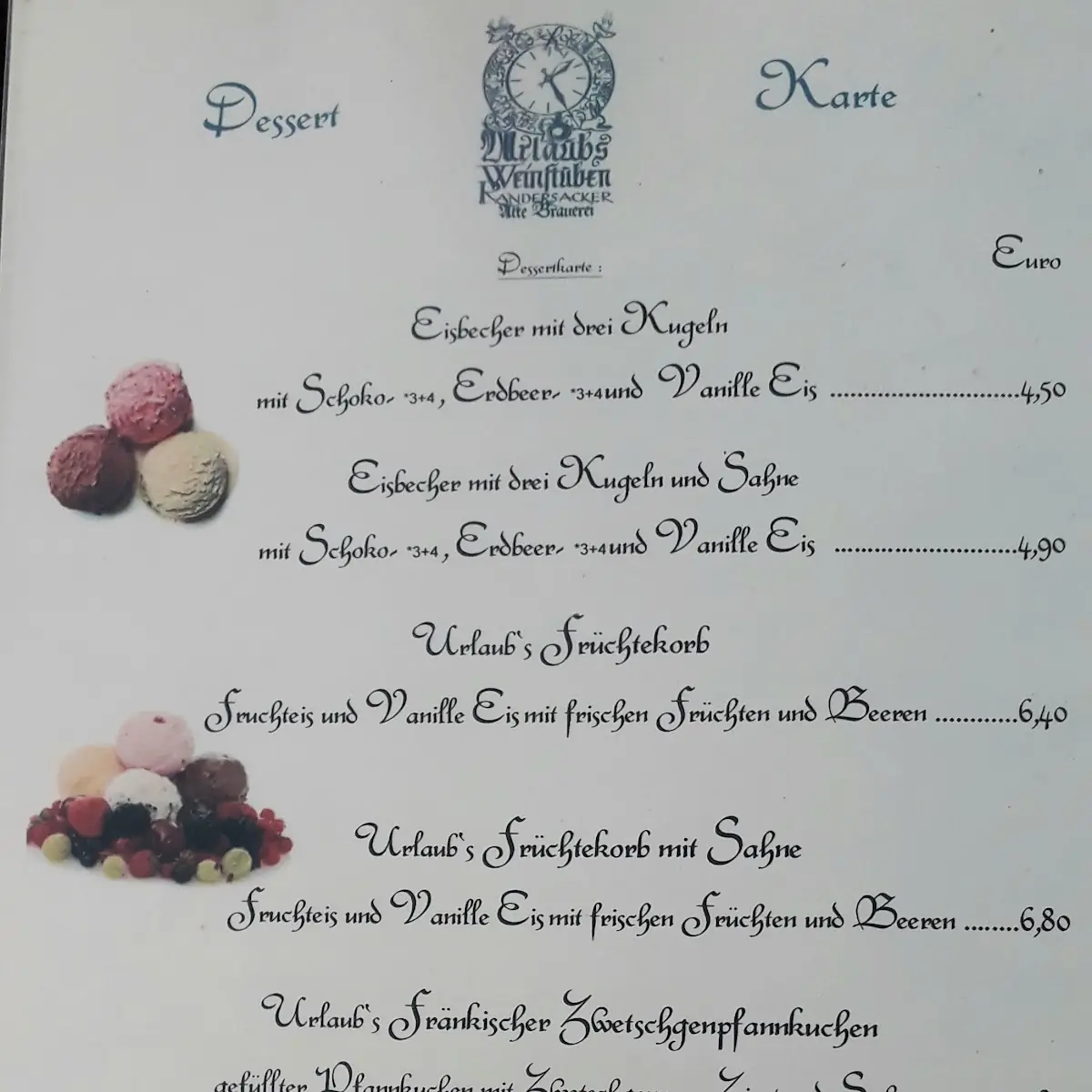 Speisekarte photo 4