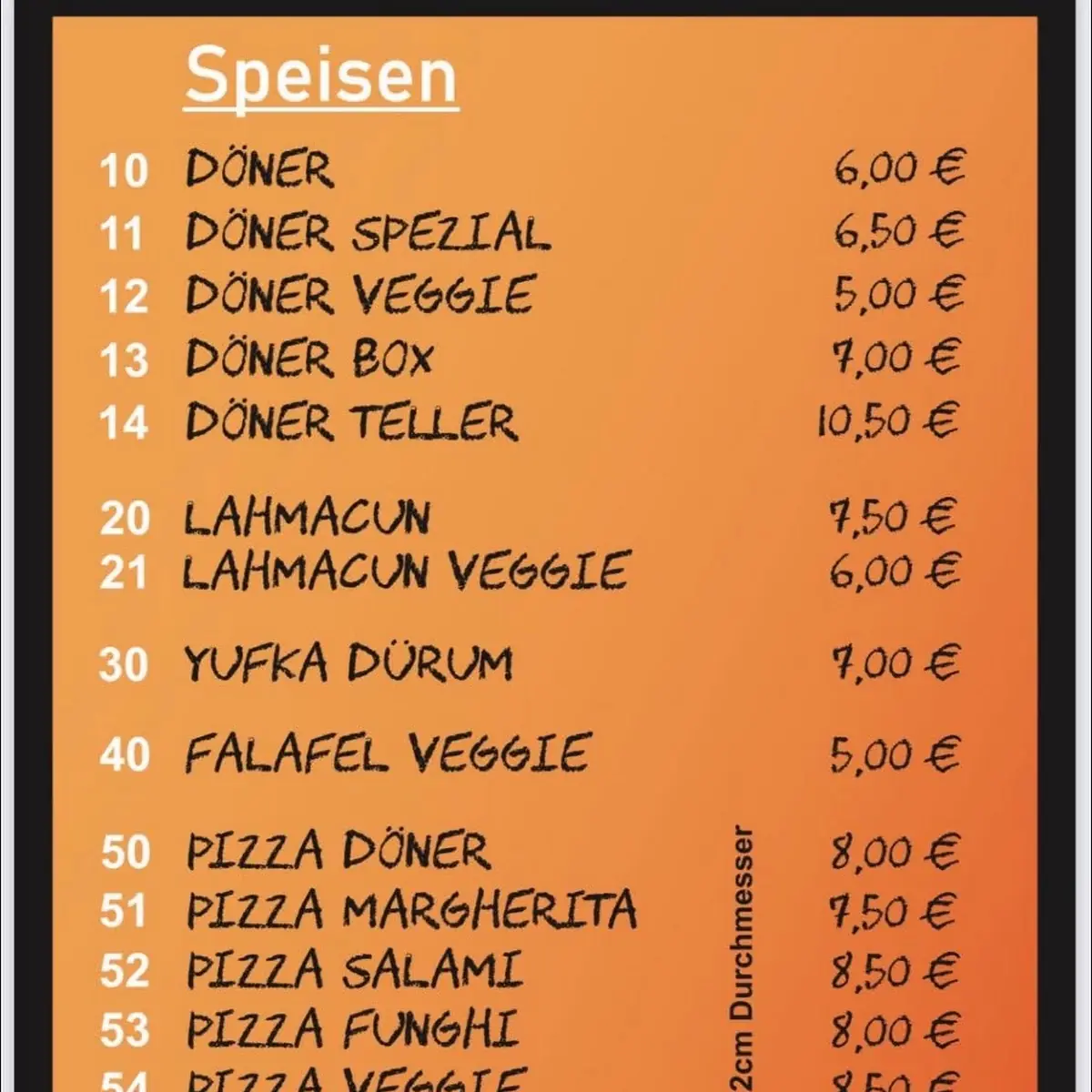 Speisekarte photo 1