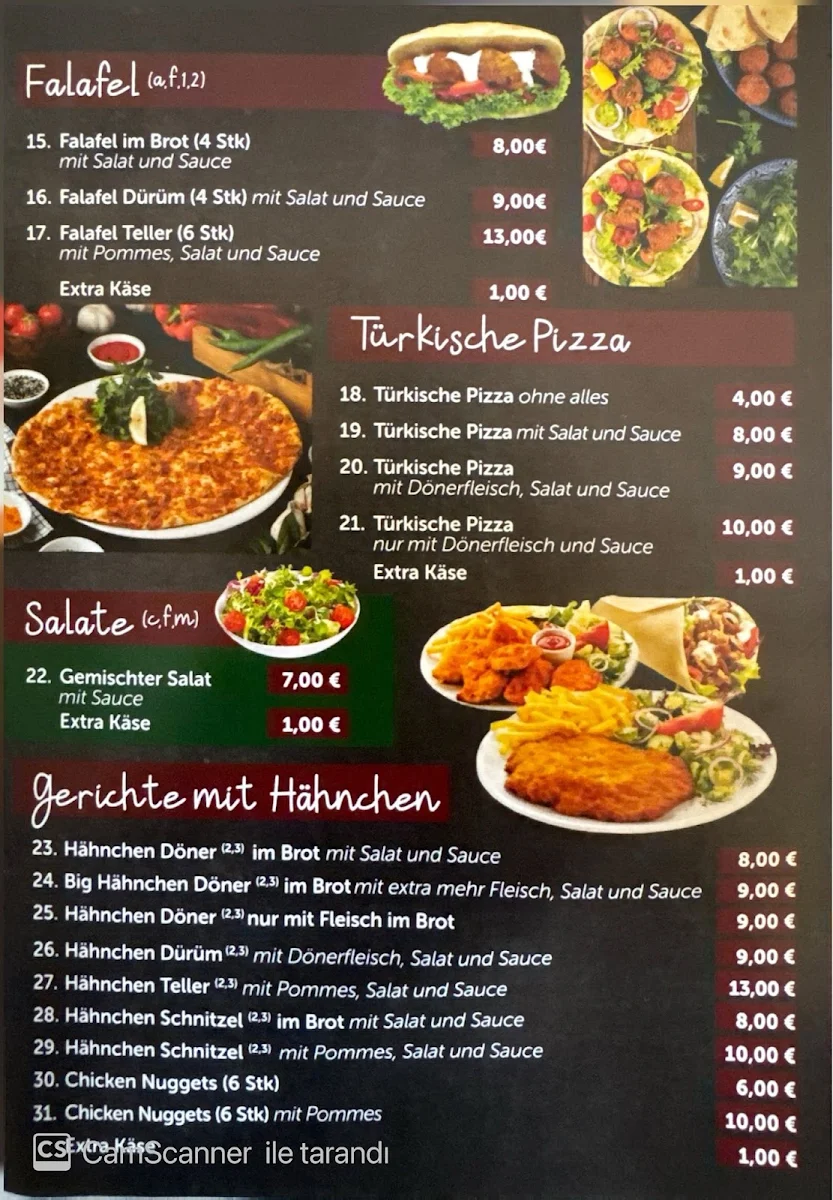 Speisekarte photo 2
