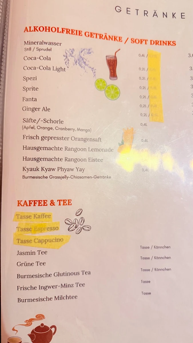Speisekarte photo 3