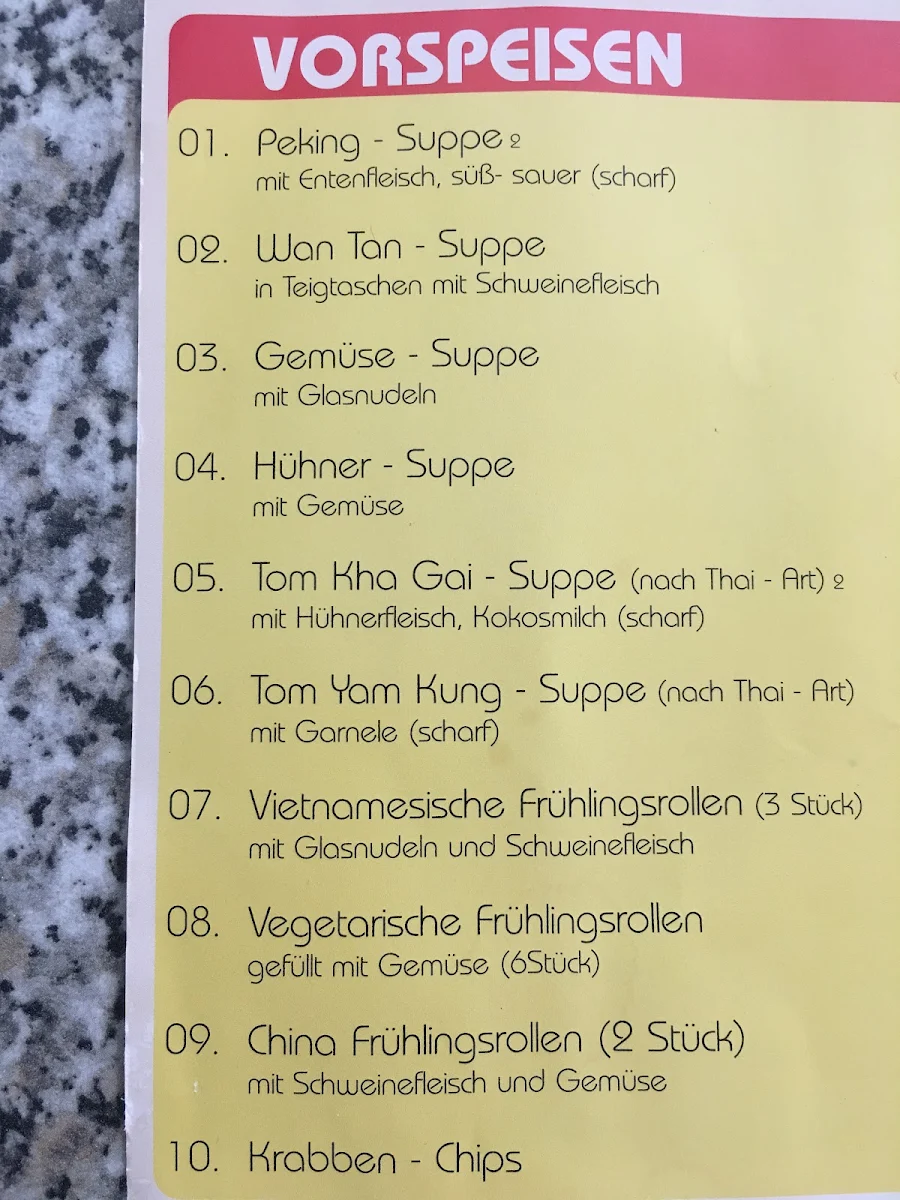 Speisekarte photo 6
