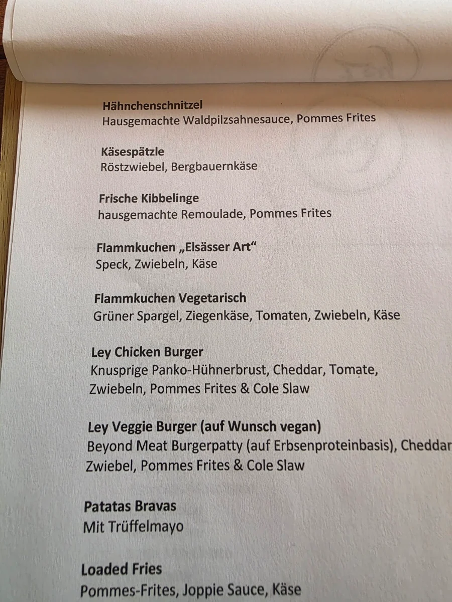 Speisekarte photo 1
