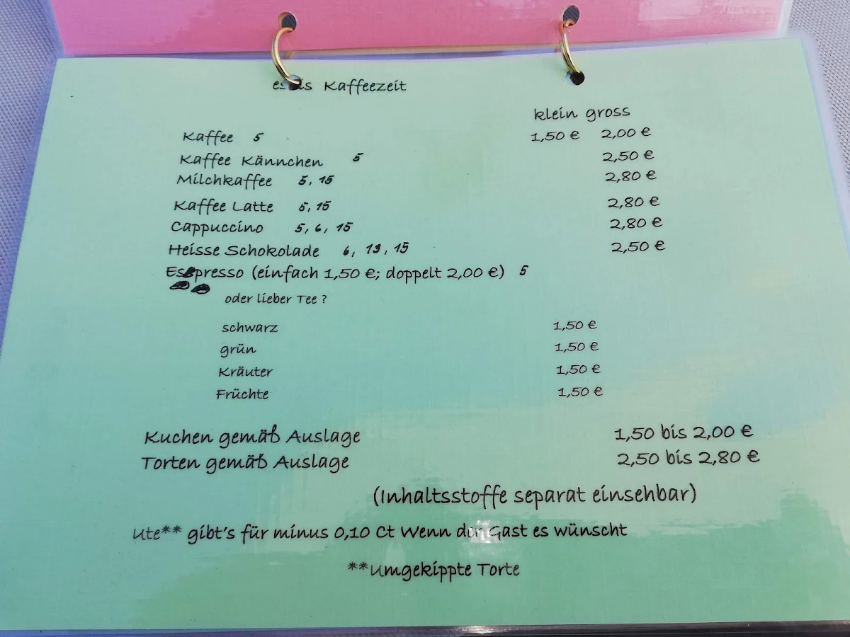 Speisekarte photo 1