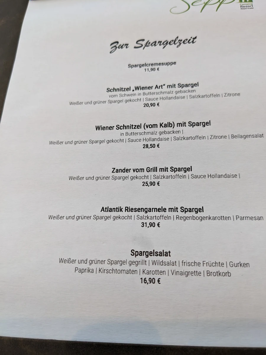 Speisekarte photo 1