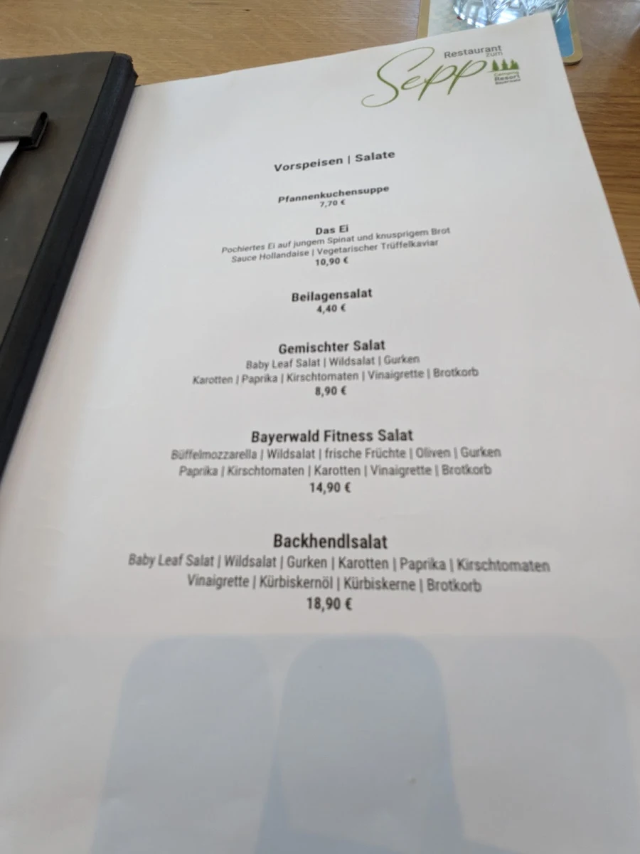 Speisekarte photo 2