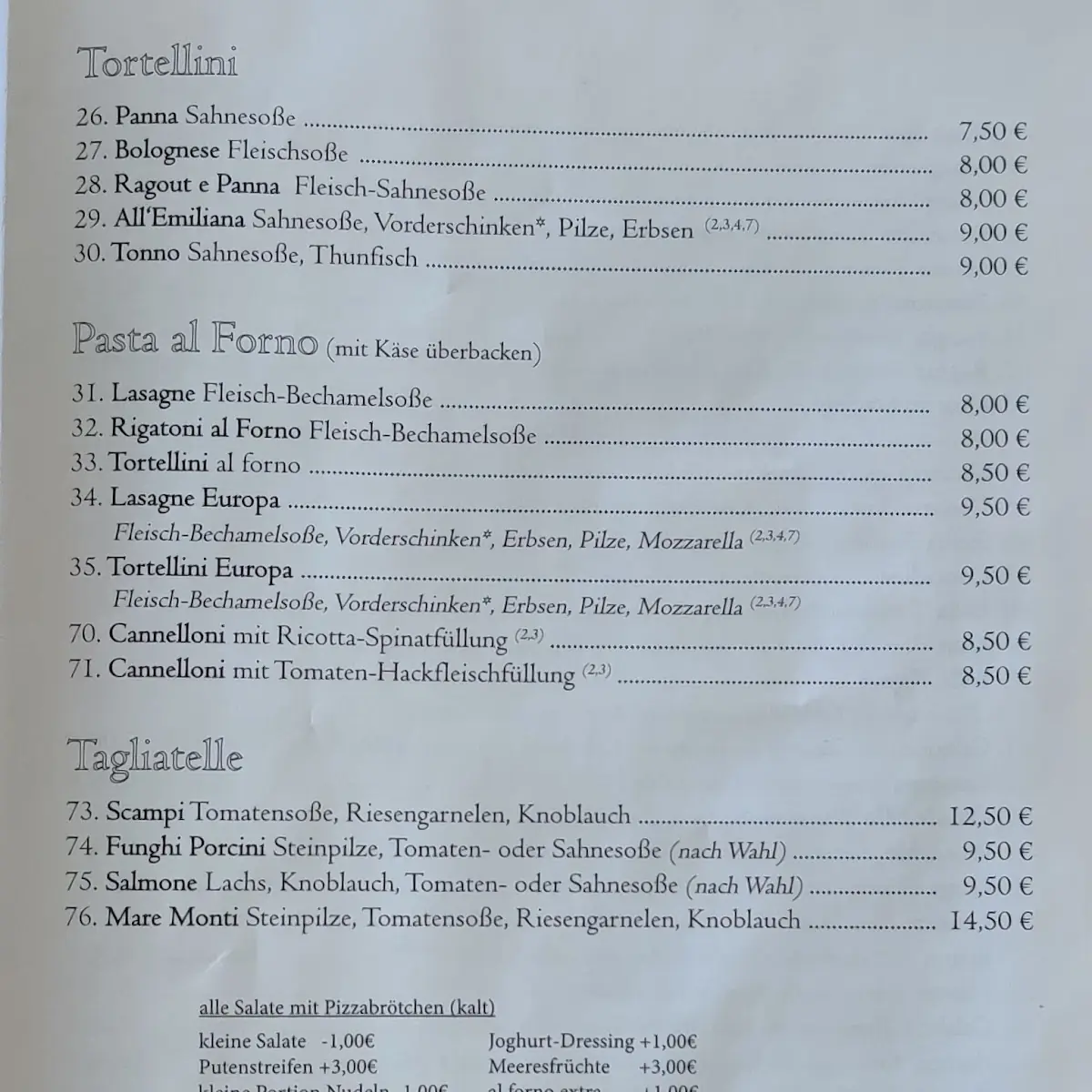 Speisekarte photo 4