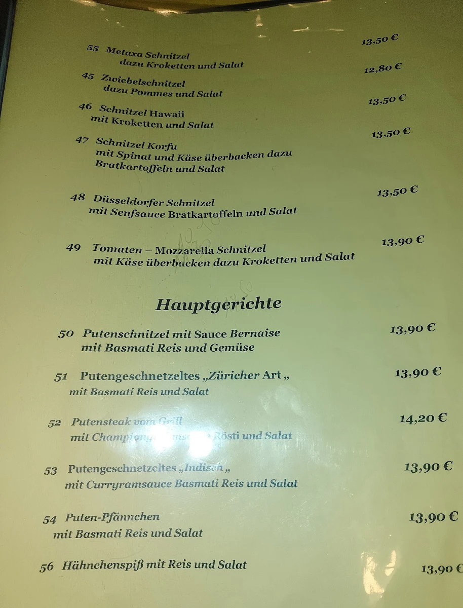 Speisekarte photo 2