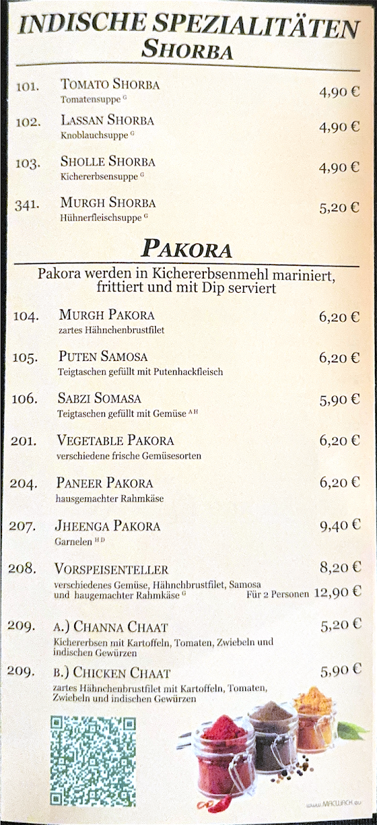 Speisekarte photo 5