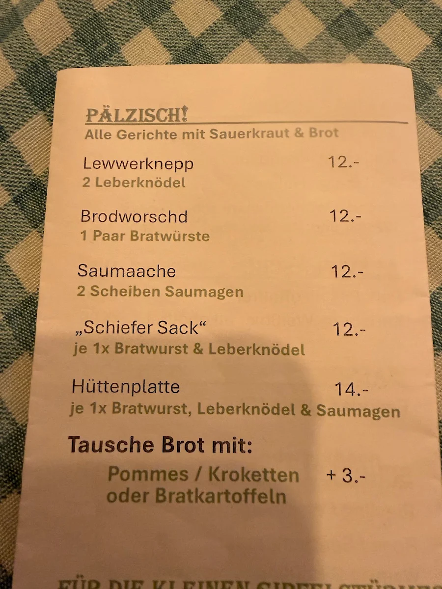 Speisekarte photo 1