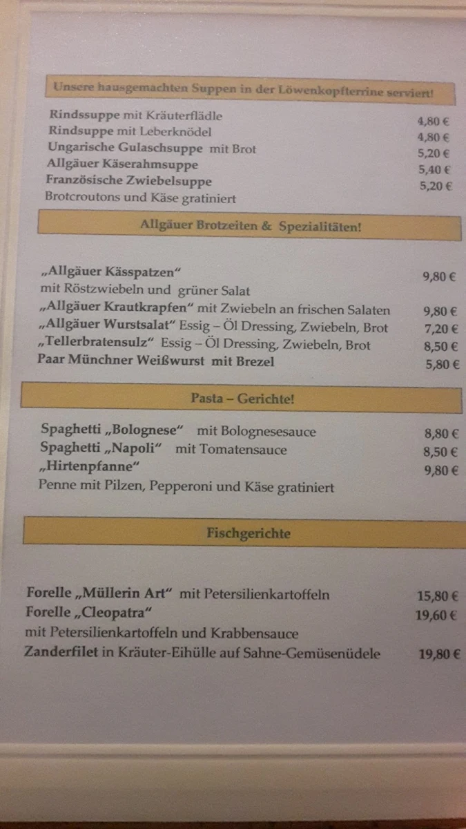 Speisekarte photo 6