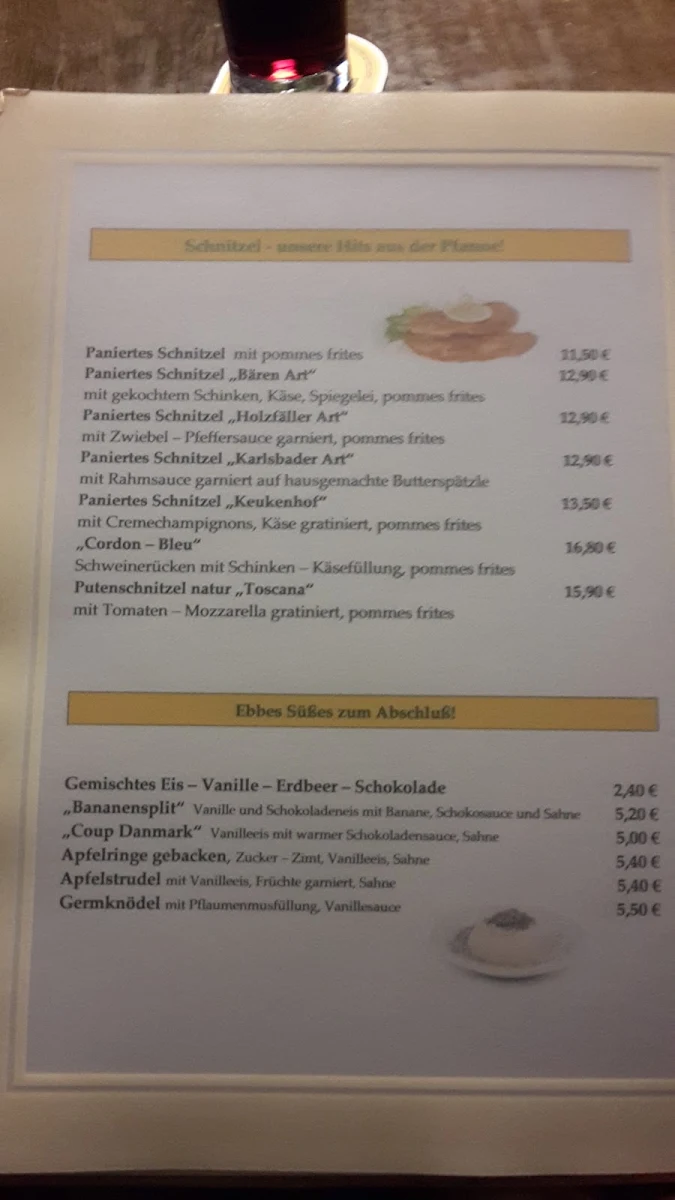 Speisekarte photo 9