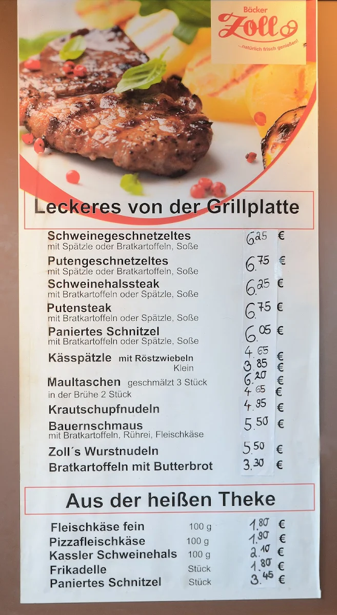 Speisekarte photo 1