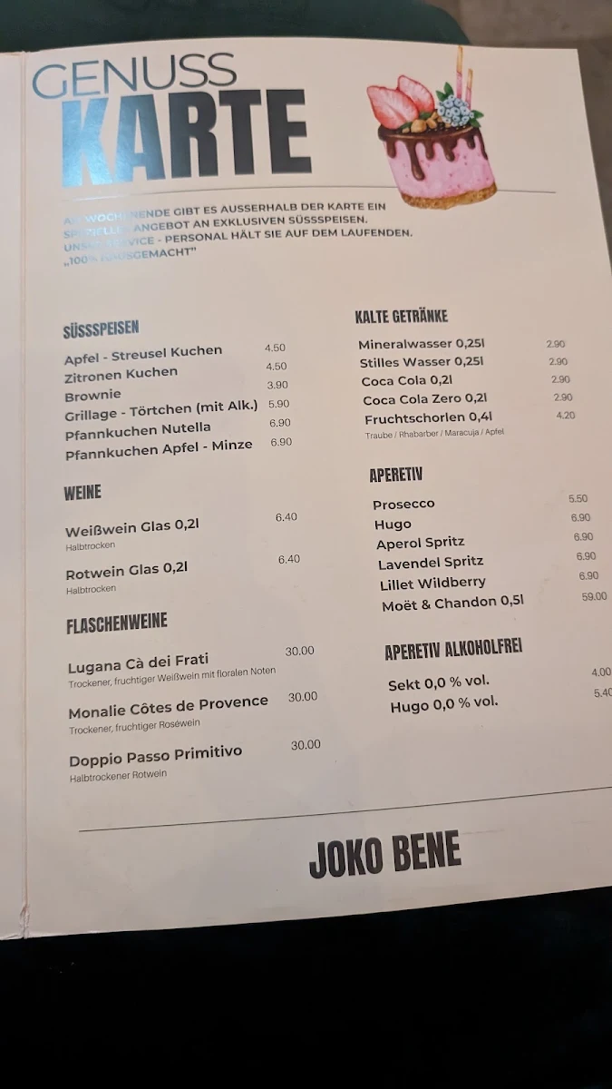 Speisekarte photo 5