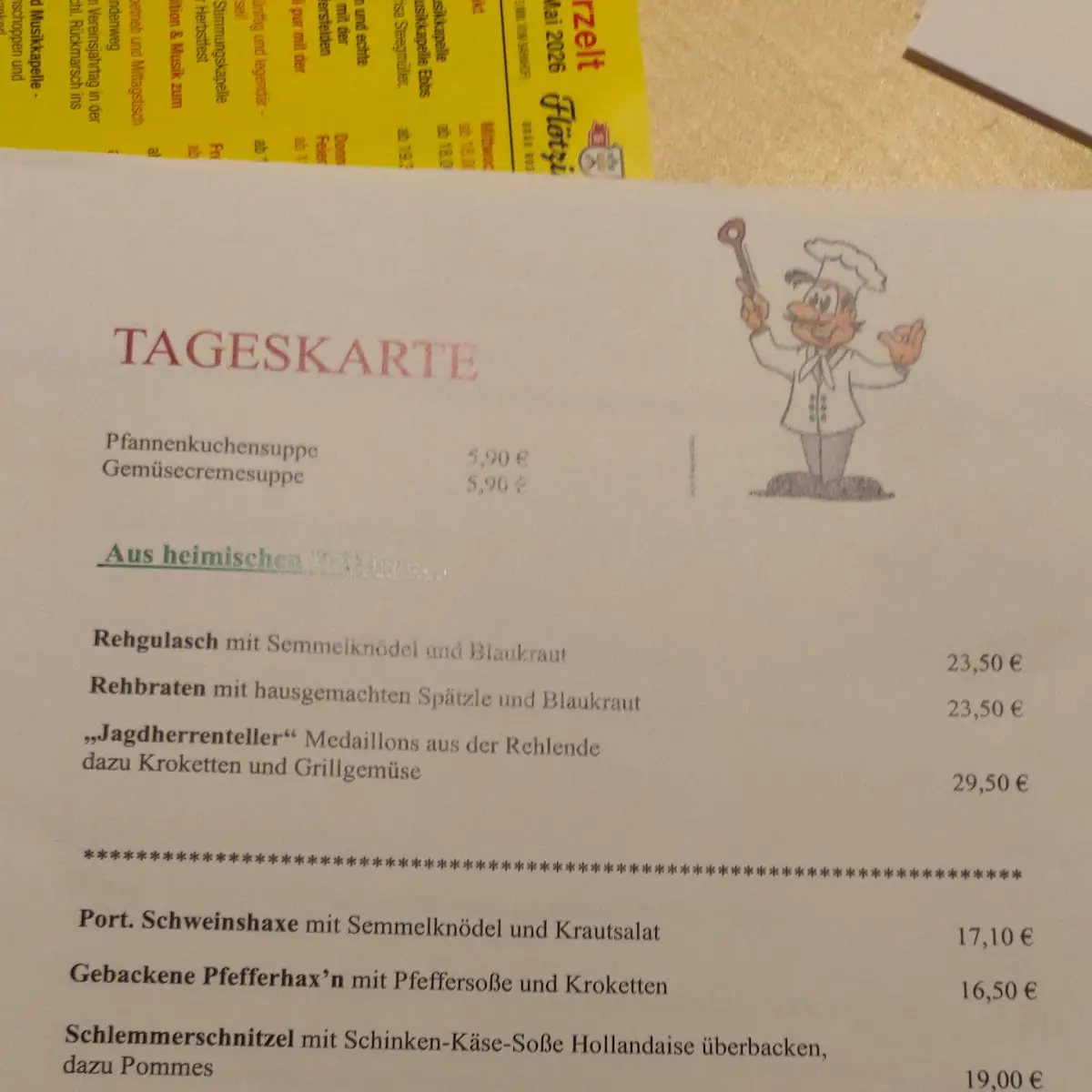 Speisekarte photo 5