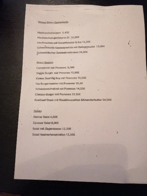 Speisekarte photo 1