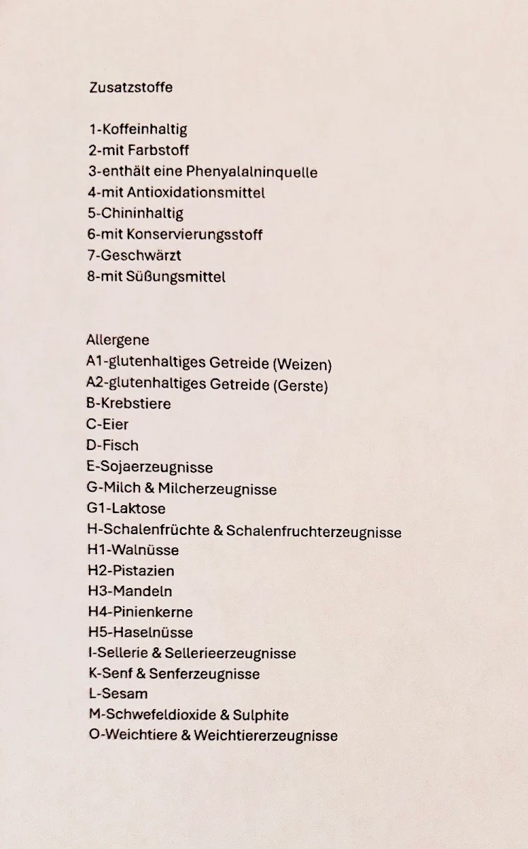 Speisekarte photo 1