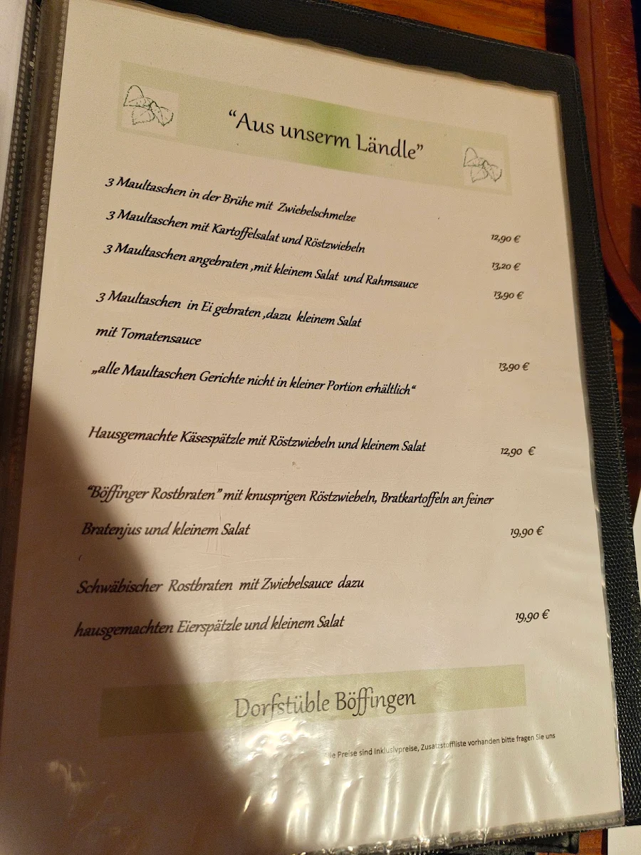 Speisekarte photo 4