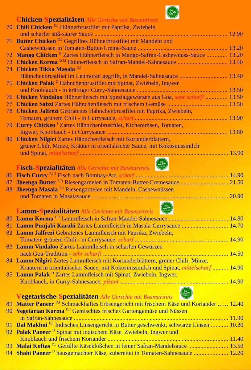 Speisekarte photo 2