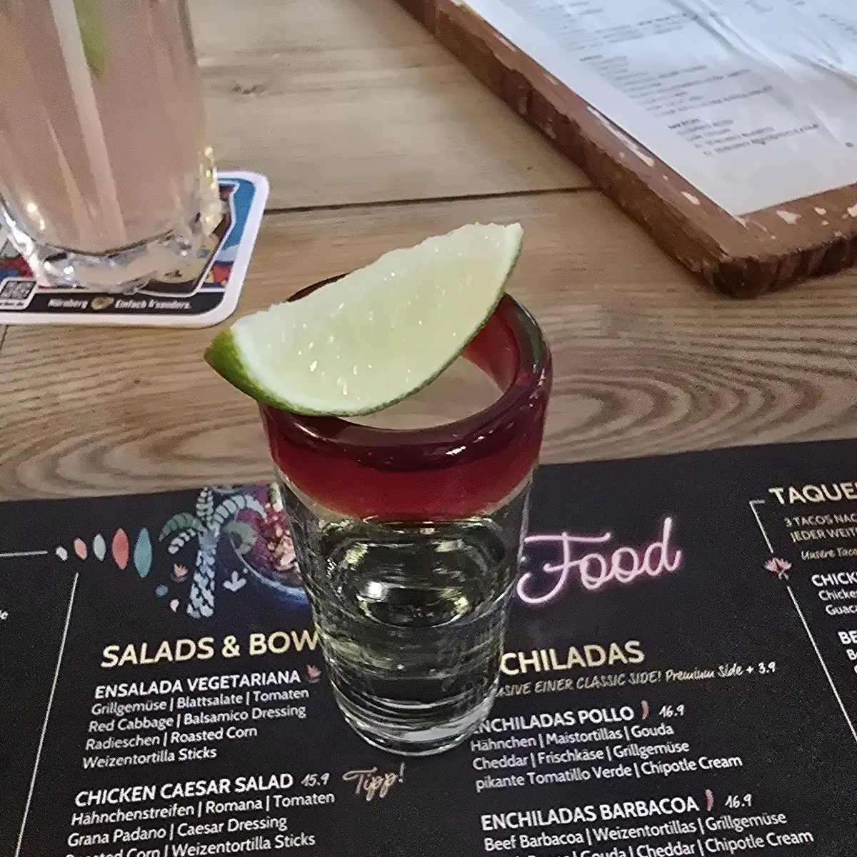Speisekarte, Enchilada Nürnberg